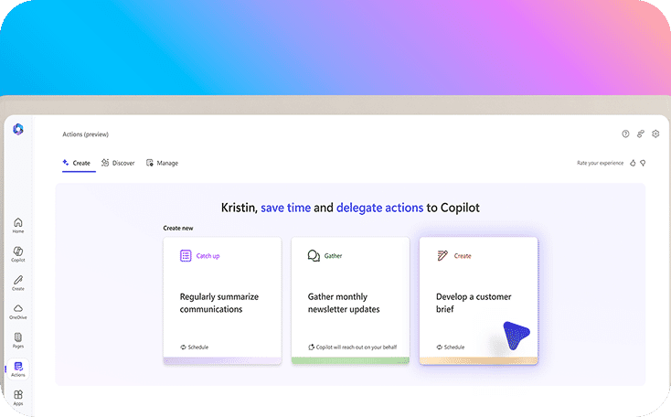 Create Document with Copilot s