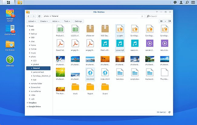 Synology file sharing solutions