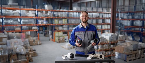 Camera Selection for Warehouses